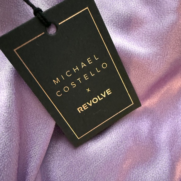 Revolve Michael Costello Purple Satin - Picture 4 of 4